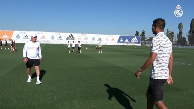 Raphaël Varane says goodbye to the president and the squad